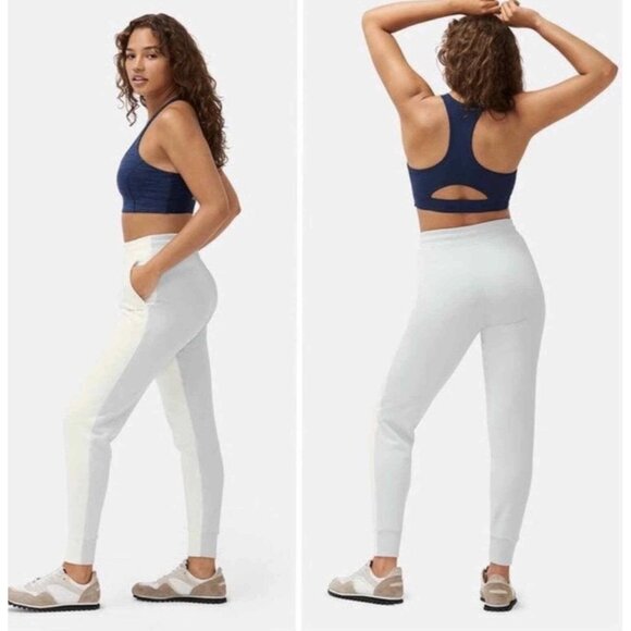 Outdoor Voices Pickup Jogger Sweatpants Dove Gray Bone White Size‎ XS NWOT - Picture 1 of 15